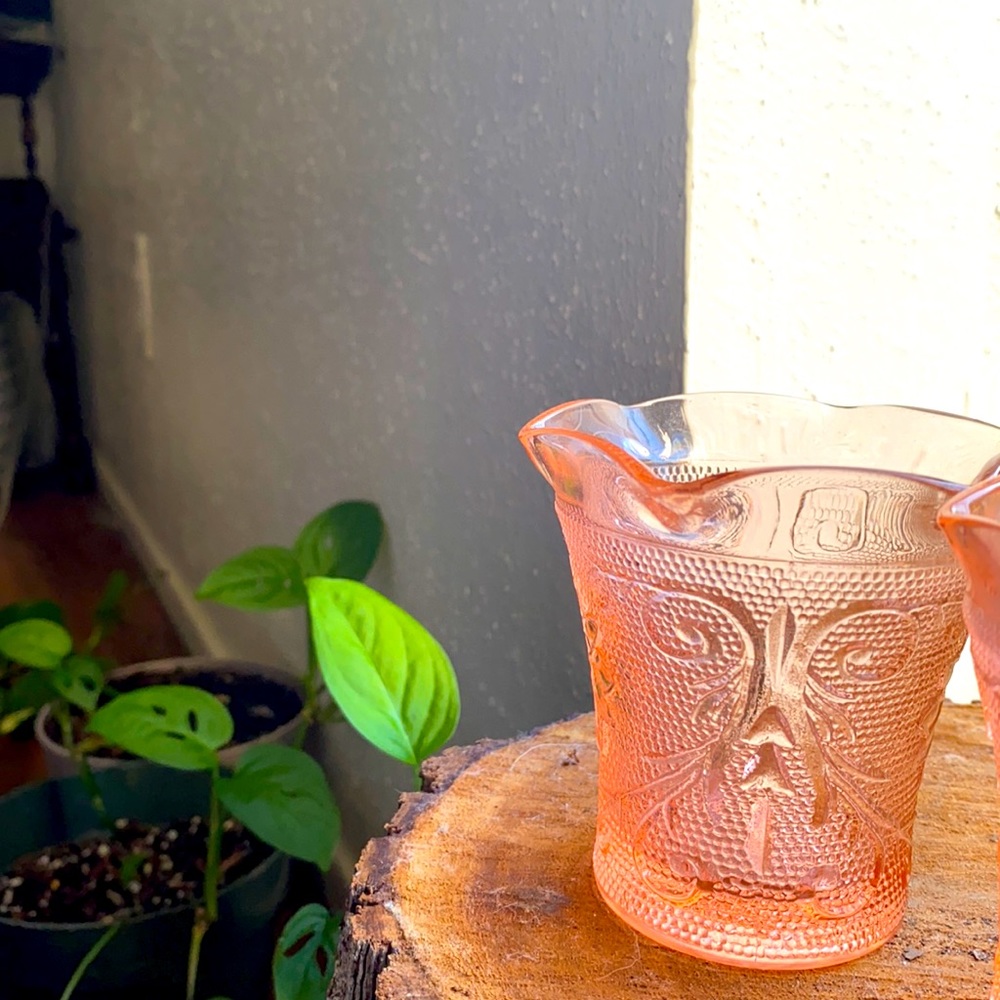 Glass tea cups